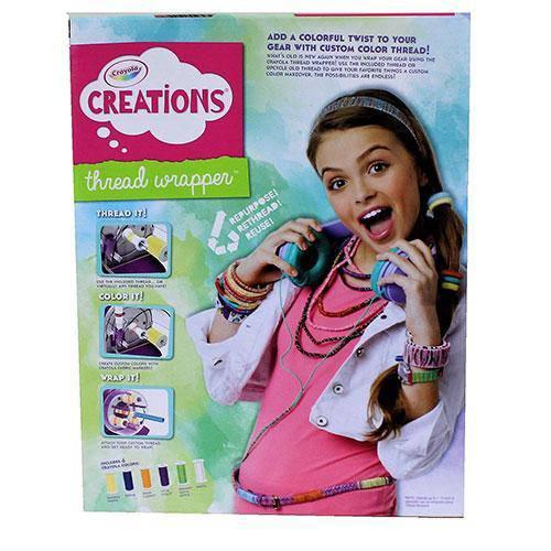 Crayola Color Thread Wrapper Kit With Motorized Unit