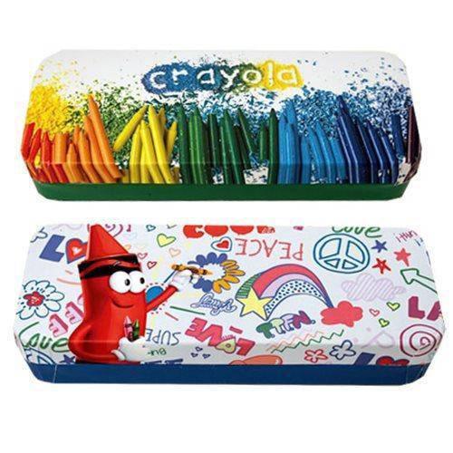 Crayola Pencil Holder Tin Box Set Of 2 For Neatness