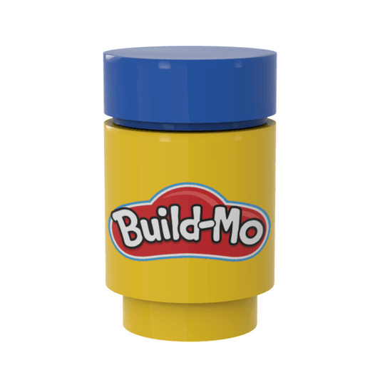 Build-Mo Kids Clay Can | Minifig Accessory | Squish Shape Build | B3 Customs