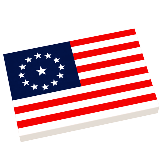 USA Cowpens 3rd Maryland Regiment Flag 2x3 Tile | Custom Printed Tile | B3 Customs