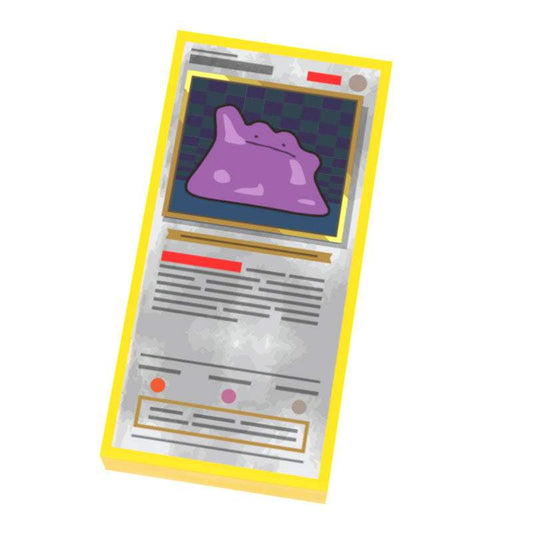 Goo Buddy Pocketball Card | 1x2 Tile | Minifig Accessory | B3 Customs