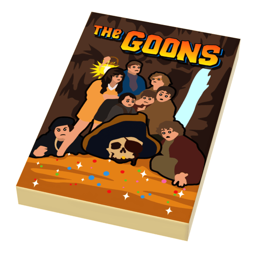 The Goons Movie Cover 2x3 Tile | Custom Printed Tile | B3 Customs