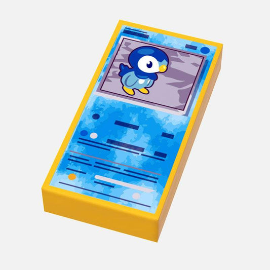 Trading Card Tile | Minifig Compatible | 1X2 Size | Penguin Design
