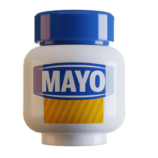 Mayonnaise Jar | Brick Prop | B3 Customs