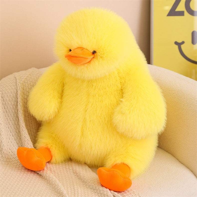 Fluffy Big Duck Plush Doll | 45-95 cm