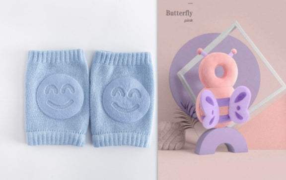 Baby Summer Terry Crawling Socks With Knee Pads | Pure Cotton