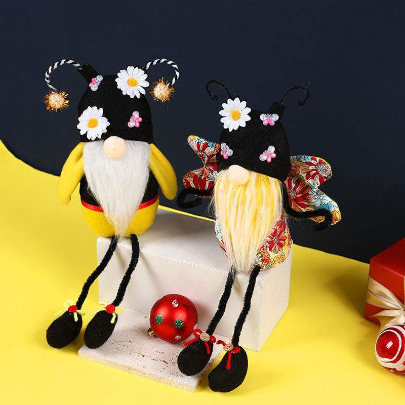 Bee Festival Flower Butterfly Faceless Doll | 38 cm