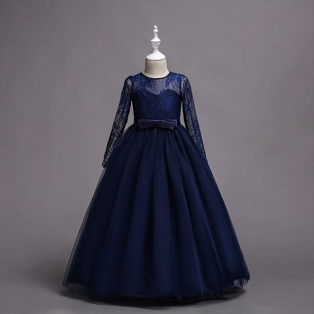 Kids' Long Flower Girl Dress | Polyester