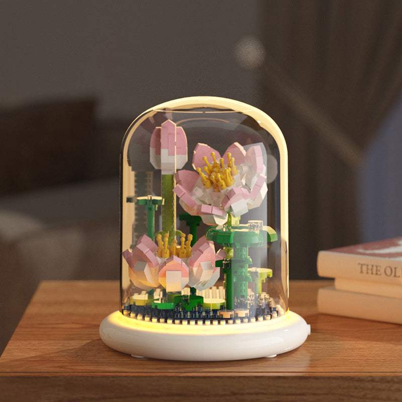 Eternal Rose Building Block Flowers | Lily, Lotus