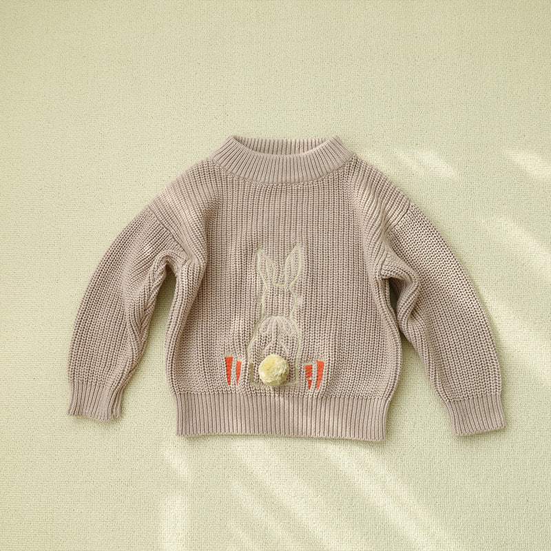 Kids' Cotton Round-Neck Pullover | Sizes 18M To 8Y