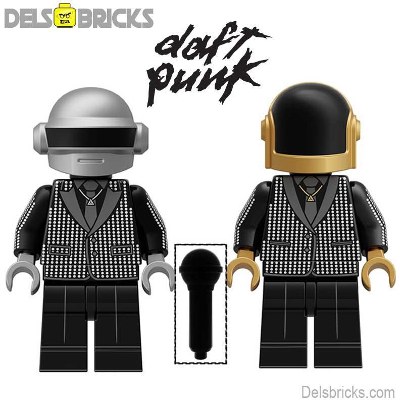 Daft Punk Lego Minifigures Custom Toys (rare set) - ToylandEU