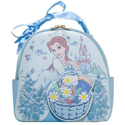 Beauty And The Beast Belle Basket Backpack With Adjustable Strap