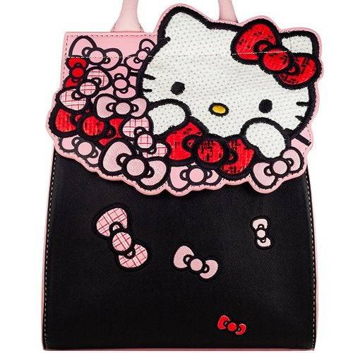 Hello Kitty Flap Backpack With Adjustable Strap Compact Design