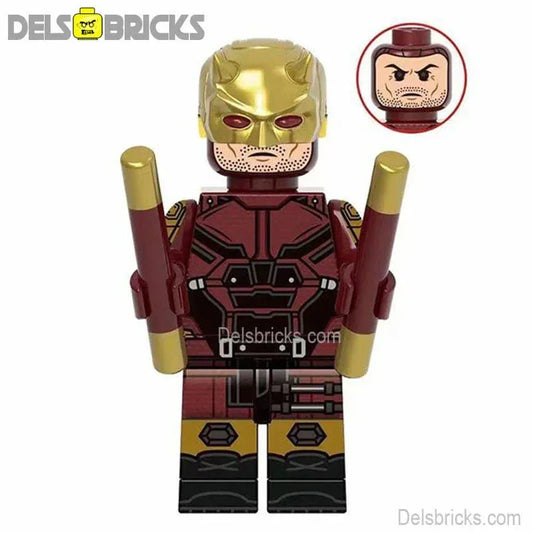 Daredevil Lego Minifigure Custom Figure Marvel Collectible - ToylandEU