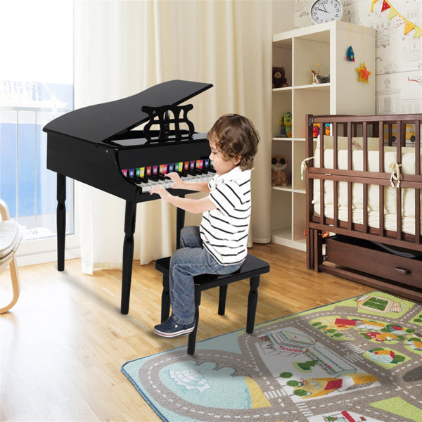 30-Key Children's Wooden Piano with Music Stand - Easy-to-Use and Durable Musical Toy for Kids - ToylandEU