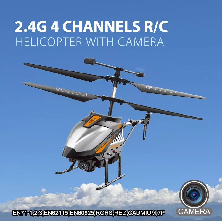 Wireless Remote Control Helicopter with Camera and Lights