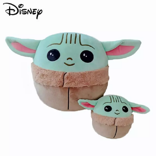 Mandalorian Baby Yoda Plush Toy - Star Wars Kawaii Children's Pillow Teal Simba Toyland EU