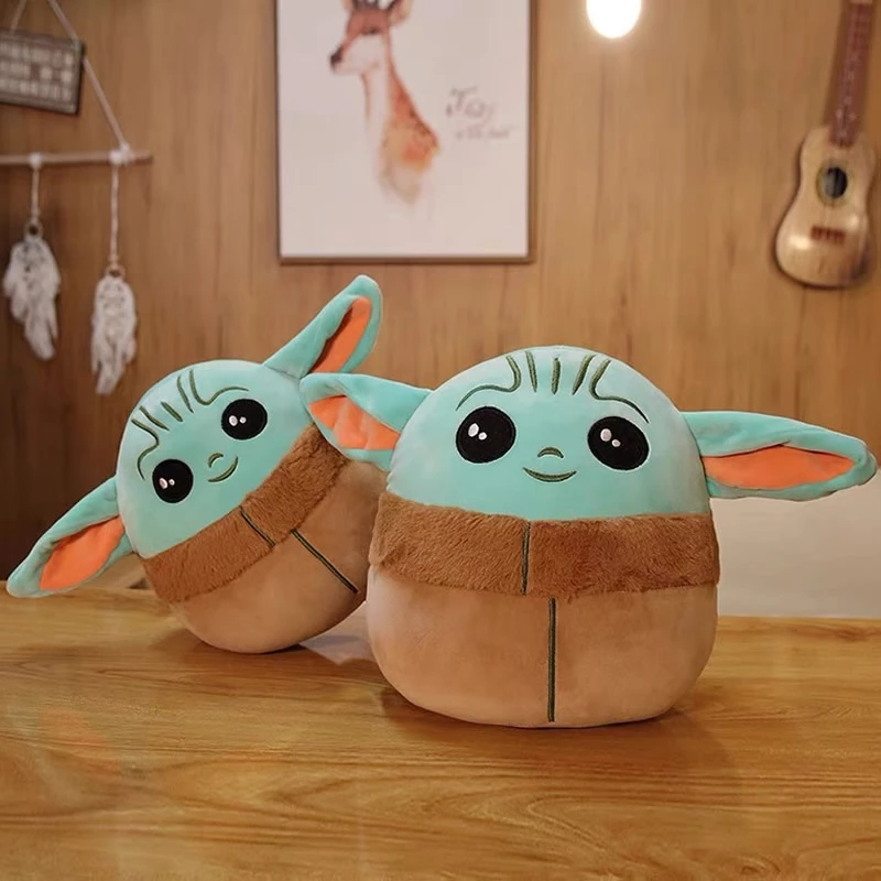 Mandalorian Baby Yoda Plush Toy - Star Wars Kawaii Children's Pillow - ToylandEU