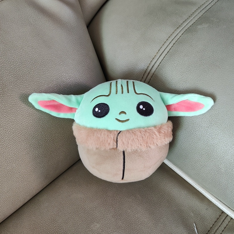 Mandalorian Baby Yoda Plush Toy - Star Wars Kawaii Children's Pillow Teal Simba Toyland EU