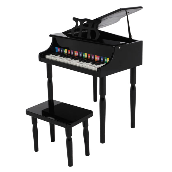 30-Key Children's Wooden Piano with Music Stand - Easy-to-Use and Durable Musical Toy for Kids - ToylandEU