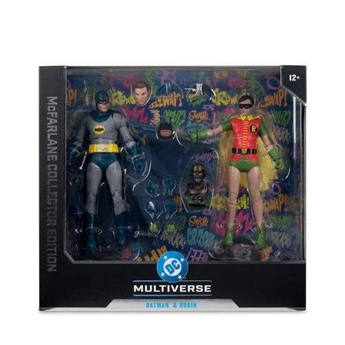 DC Multiverse McFarlane Batman Action Figure | Classic TV Series | 2-Pack