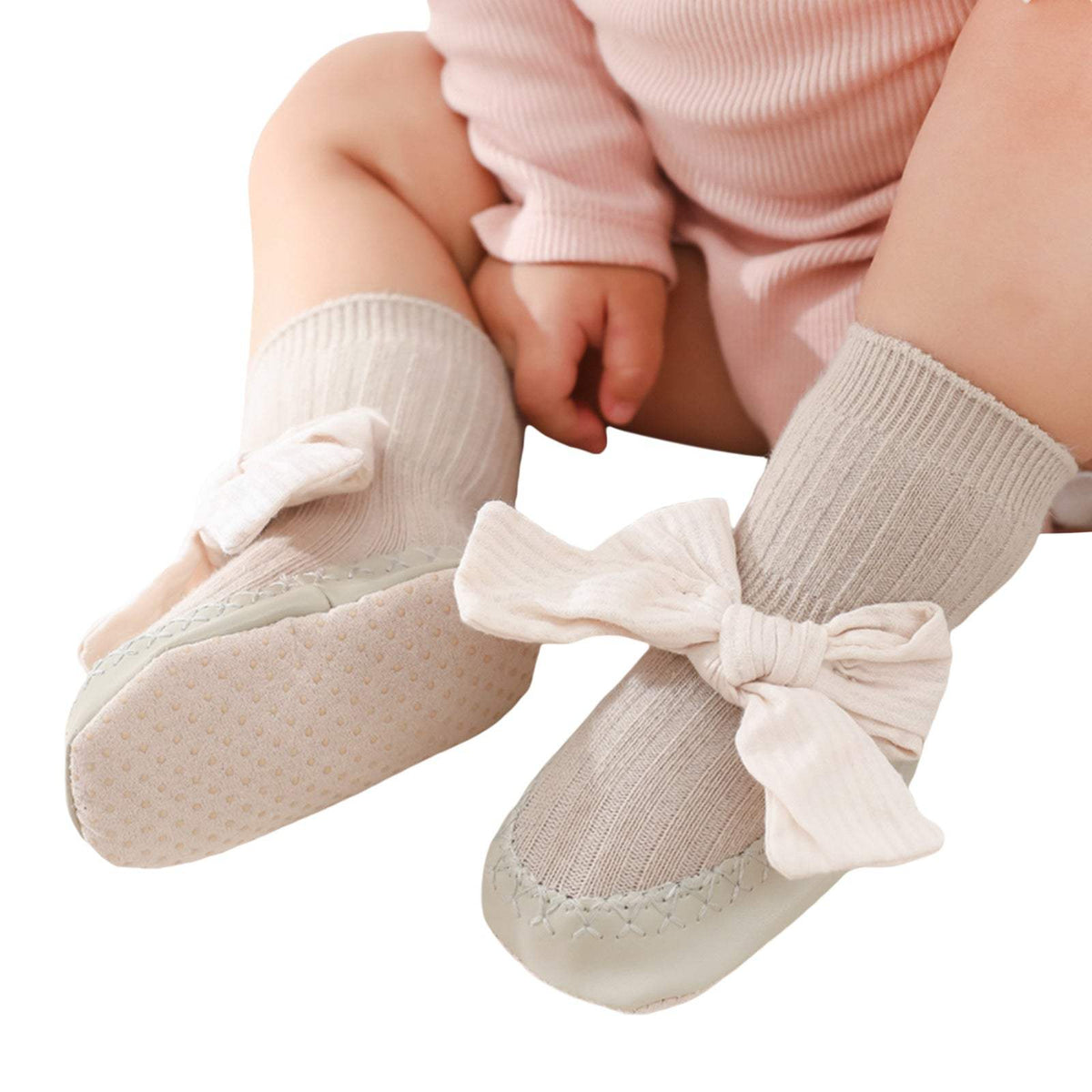 Baby Girls' Floor Slippers | Lace-Up