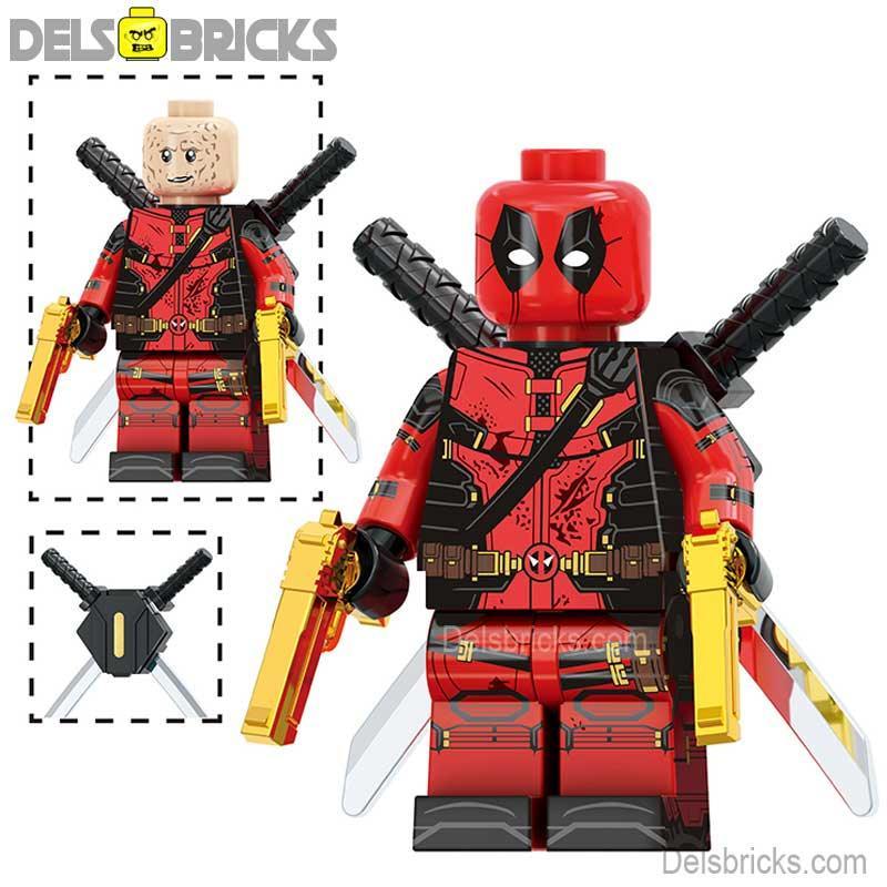 Deadpool from Deadpool & Wolverine Movie Marvel MCU Lego Minifigures Custom Toys 1 - ToylandEU