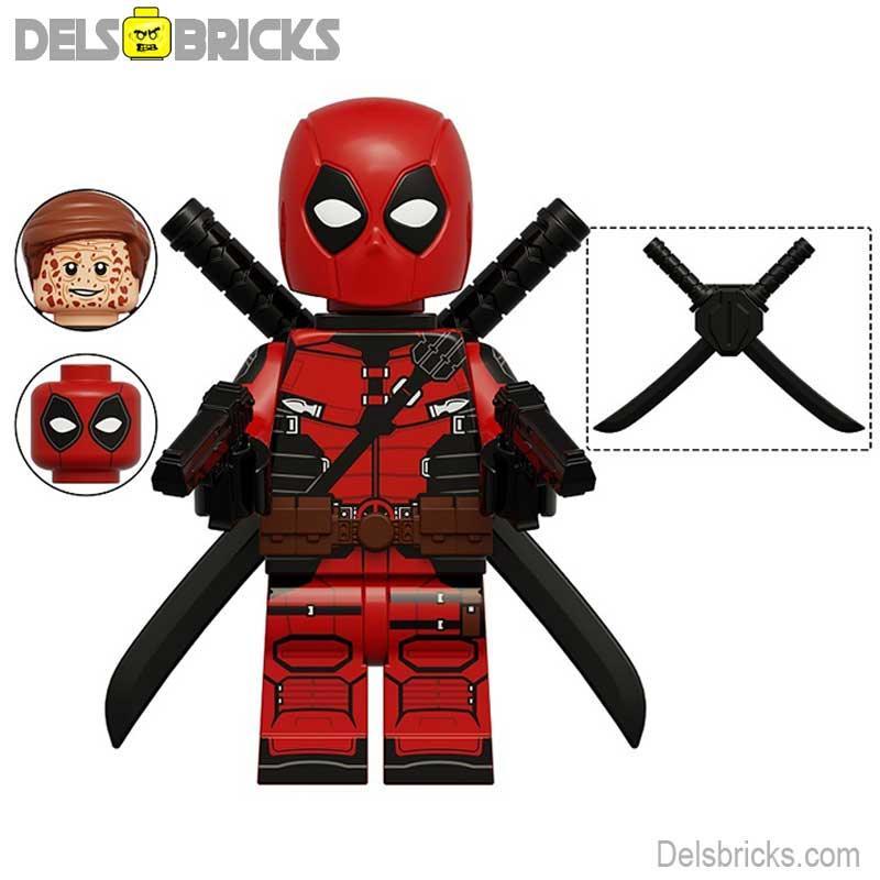 Deadpool Lego Minifigure Custom Marvel MCU Collectible - ToylandEU