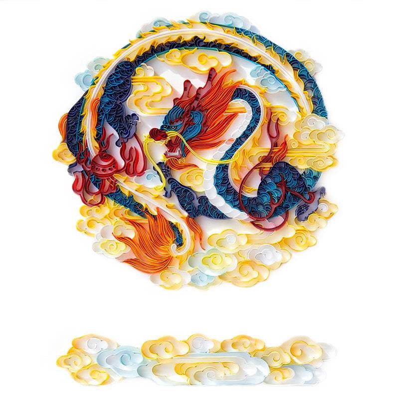 Quilled Paper Illustration Material Package Set | Home Decoration Craft Kit