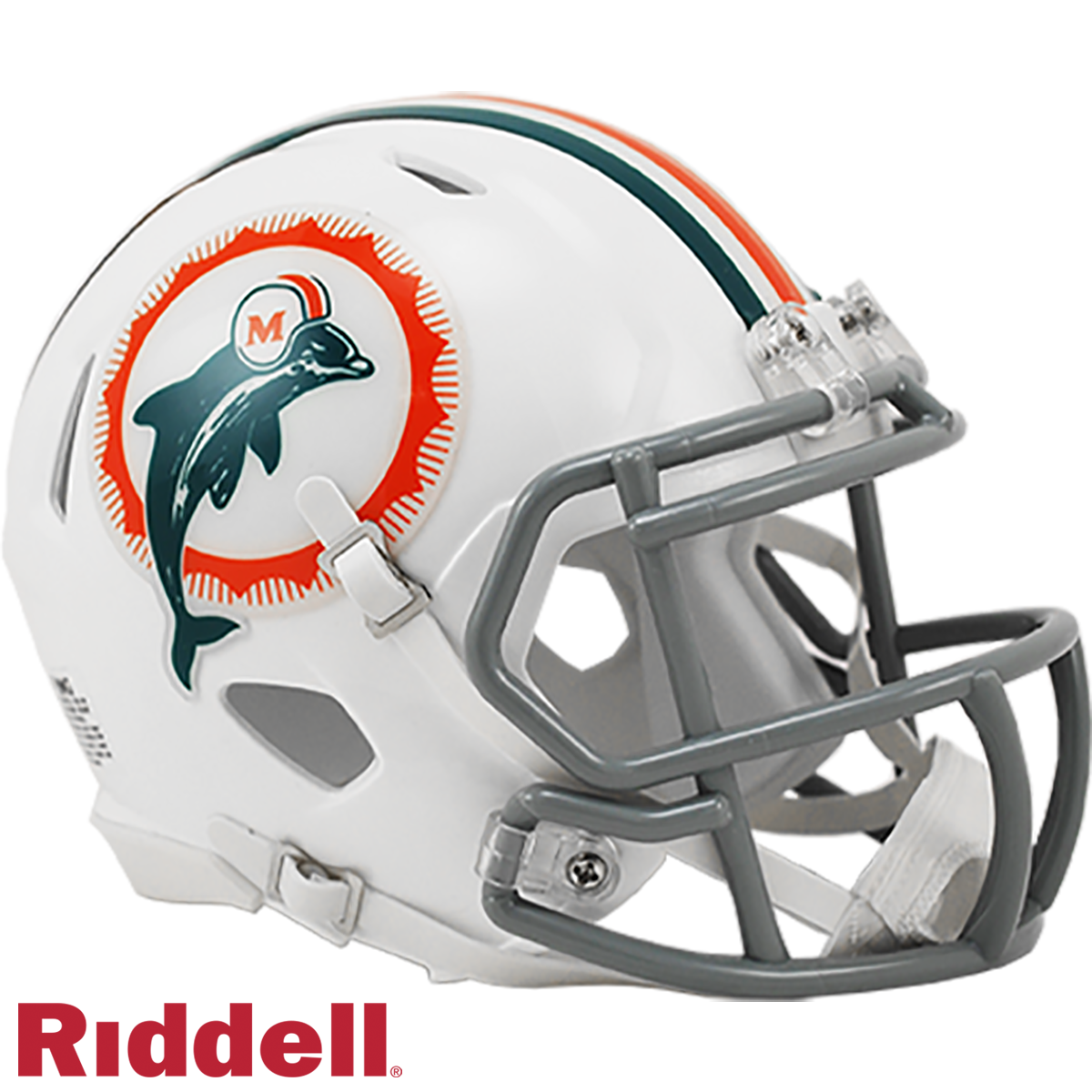 Miami Dolphins Helmet Riddell Replica Mini Speed Style 1972 T/B Periodic Restock