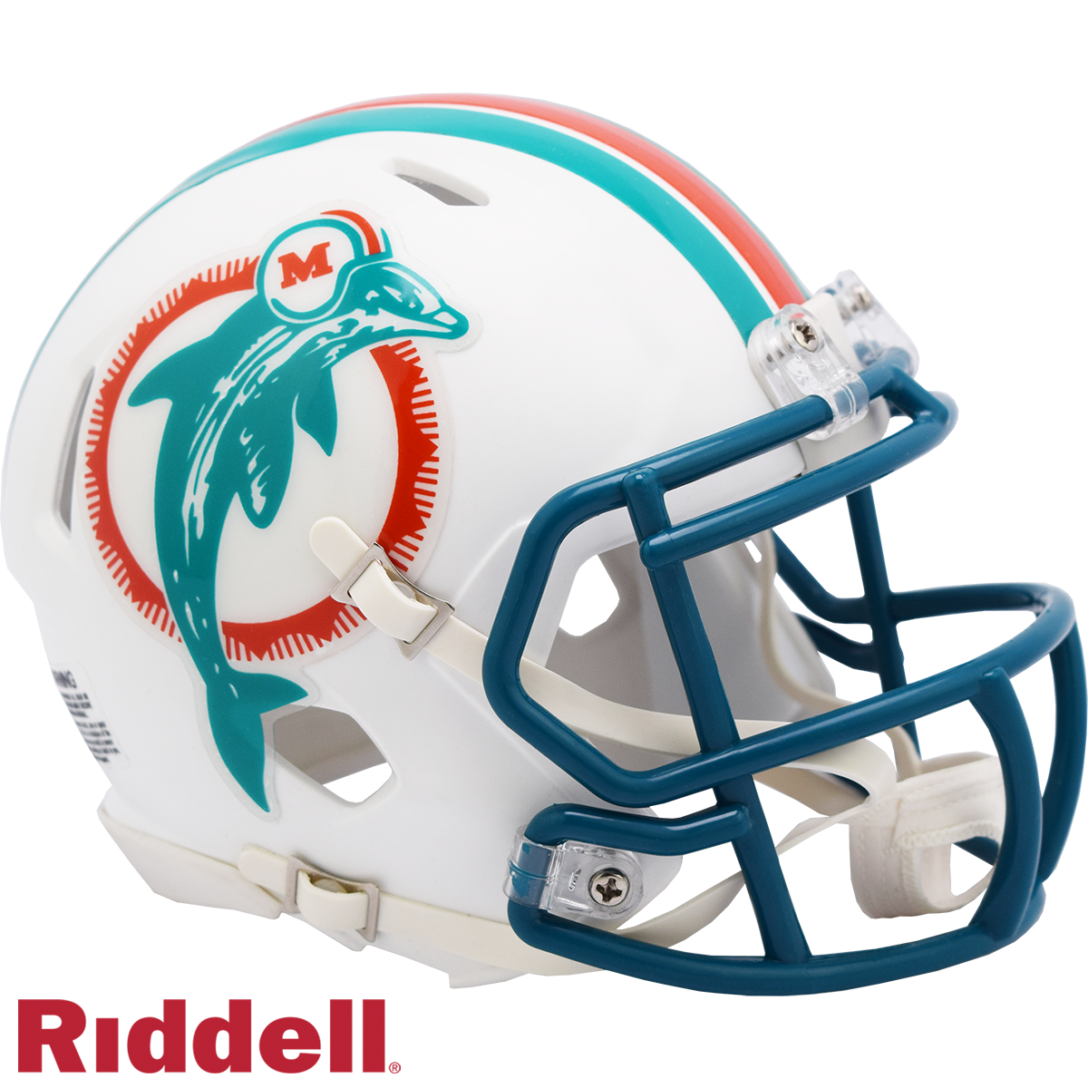 Miami Dolphins Helmet Riddell Replica Mini Speed Style 1980-1996 T/B Periodic Restock