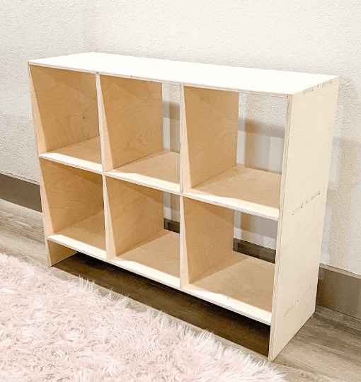 Toy Storage | 1/2 Inch Baltic Birch | 36 Inch Wide | Montessori