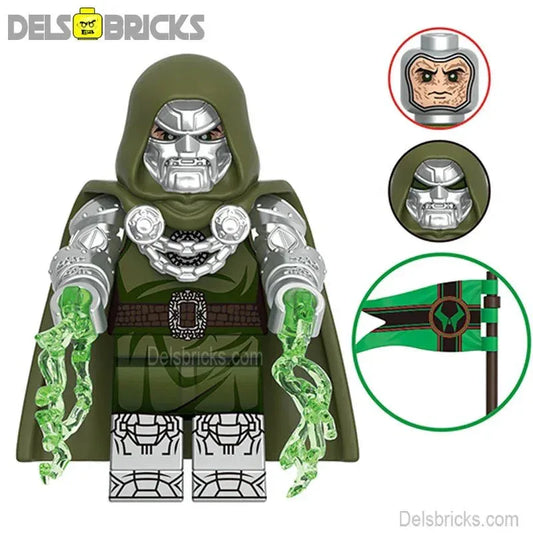 Dr Doom Fantastic Four Lego Minifigures Custom Toys Marvel MCU 4 - ToylandEU