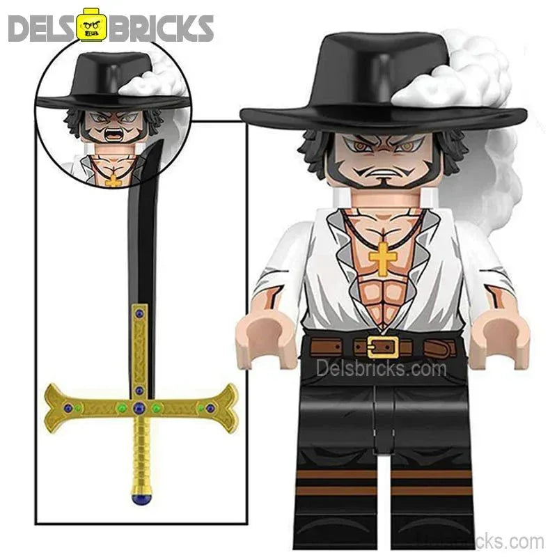 Dracule Mihawk ONE PIECE Anime Lego Minifigures custom toys 2 - ToylandEU