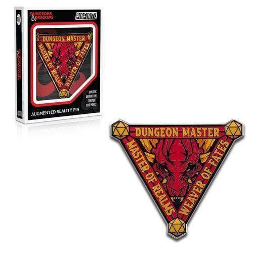 Augmented Reality Dungeons Dragons Enamel Pin With Interactive Experience