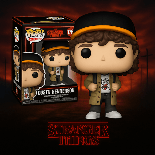 Funko Pop! Tv Stranger Things Season 5 Dustin Henderson | Vinyl Figure | About 3.75 Inches Tall | Stranger Things Fans