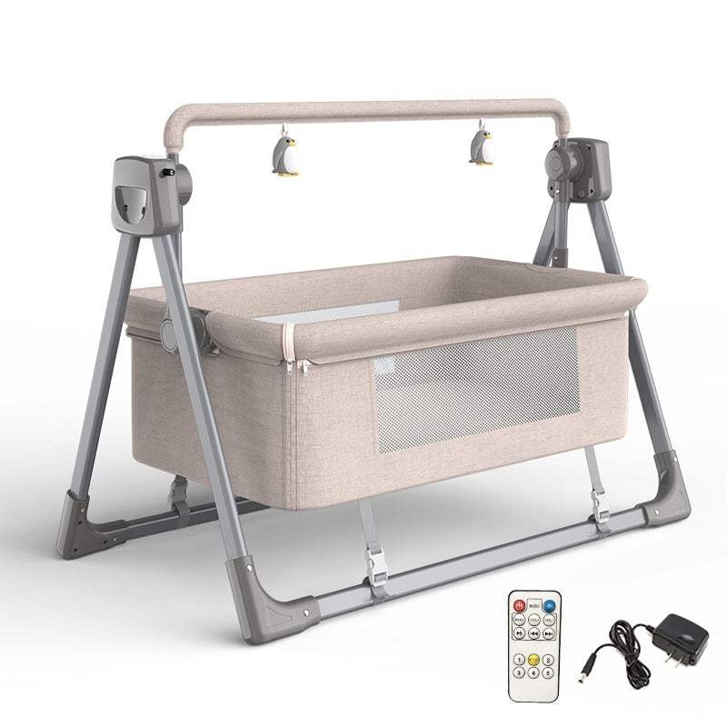 Infant Electric Smart Cradle | Aluminum, Multi-Function
