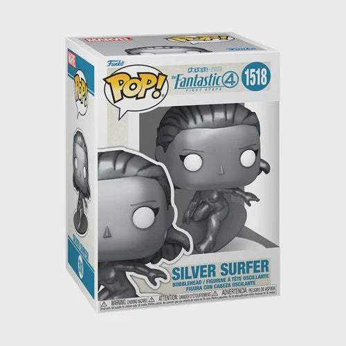 Funko Pop Vinyl Figure | Silver Surfer First Steps | No 1518 | Age 3 And Up