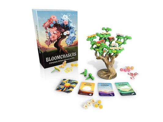 Bloomchasers Strategy Board Game | 3D Growing Tree
