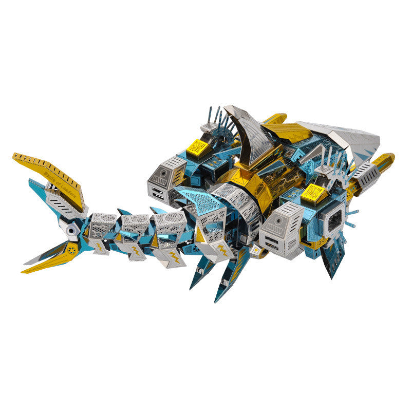 Deep Sea Tiger Shark 3D Metal Puzzle Toy - ToylandEU