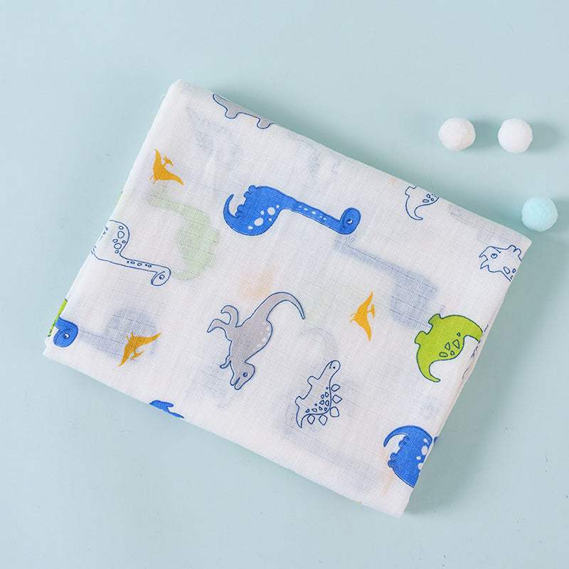 Cotton Double-Layer Cartoon Baby Blanket | Cotton | Baby Blanket