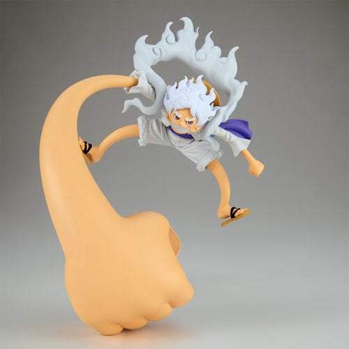 One Piece Luffy Gear 5 Action Figure | 4 Inch PVC Statue | Vol 4 Collectible