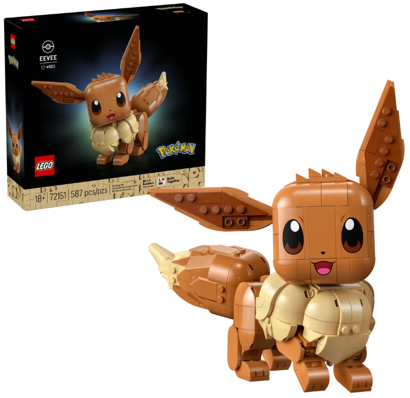 LEGO® Pokemon Eevee Building Set | 587 Pieces | Ages 18 Plus