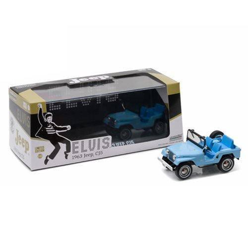 Elvis Presley Sierra Blue CJ5 Die Cast Jeep Authentic Replica - ToylandEU
