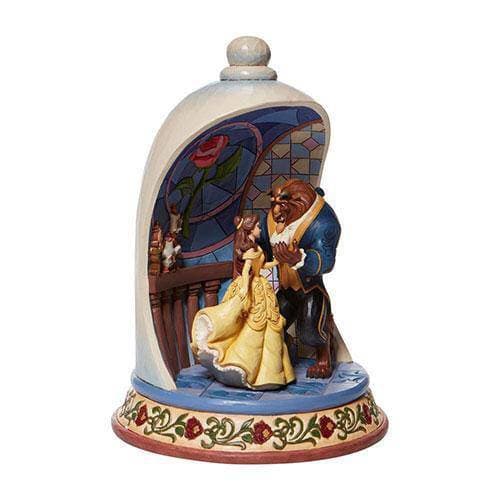 Beauty And The Beast Disney Figurine Enchanted Rose Dome