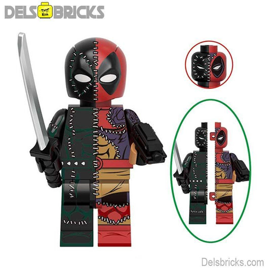 Evil Deadpool Lego Minifigure Custom Collectible Toy For Marvel Fans - ToylandEU