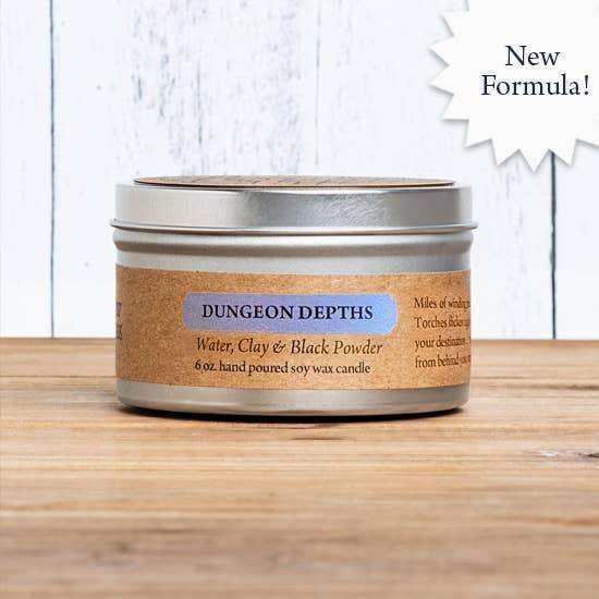 Fantasy Soy Candle | 6 Oz Candle Tin | Pure Soy Wax | Tabletop Fantasy Gaming