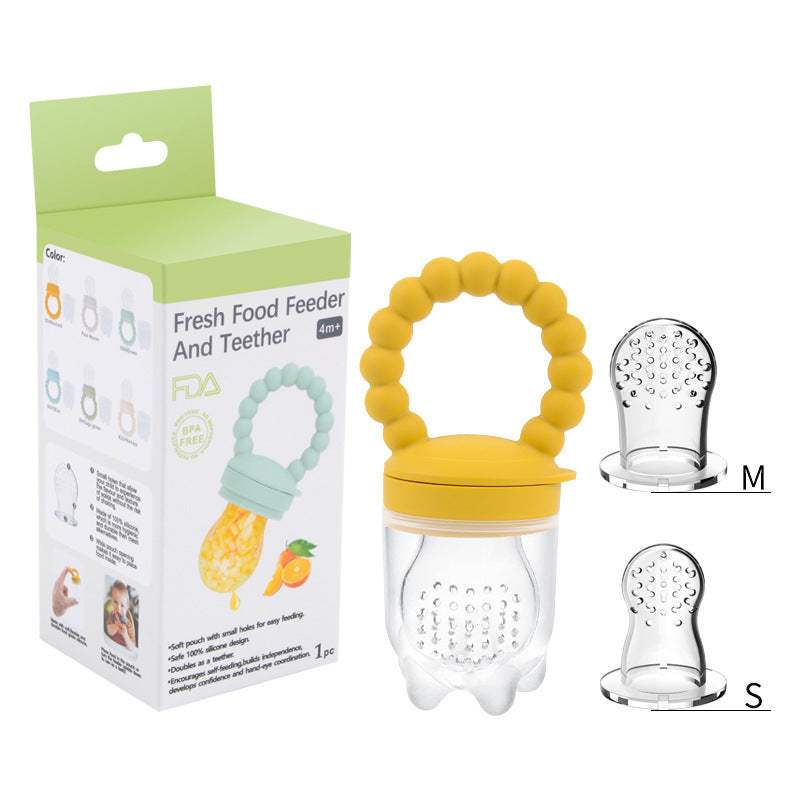 Baby Fruit And Vegetable Pacifier Feeder | Food Grade Silica Gel | Feeding Essentials