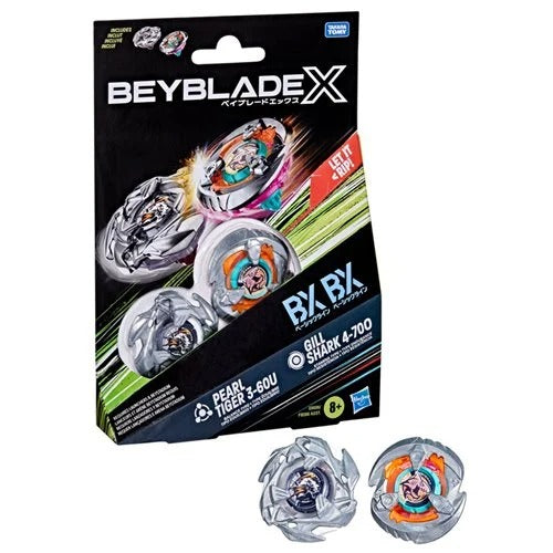 Beyblade X Gill Shark And Pearl Tiger Dual Pack Power
