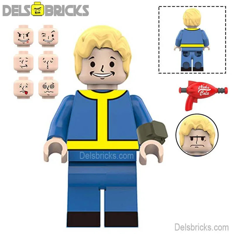 Fallout Vault Boy Lego Minifigures Custom Toys - ToylandEU